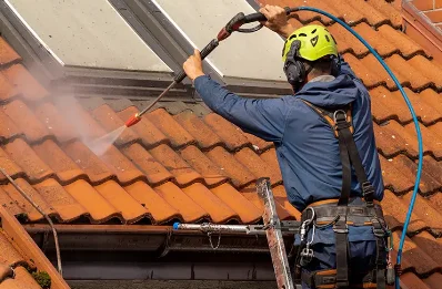 Démoussage et hydrofuge de toiture à Gesnes